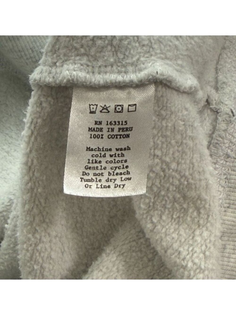 Renwick Women's Golf Love Sweatshirt Heathered Gray w/Green Velvet Logo Size S - Picture 7 of 9